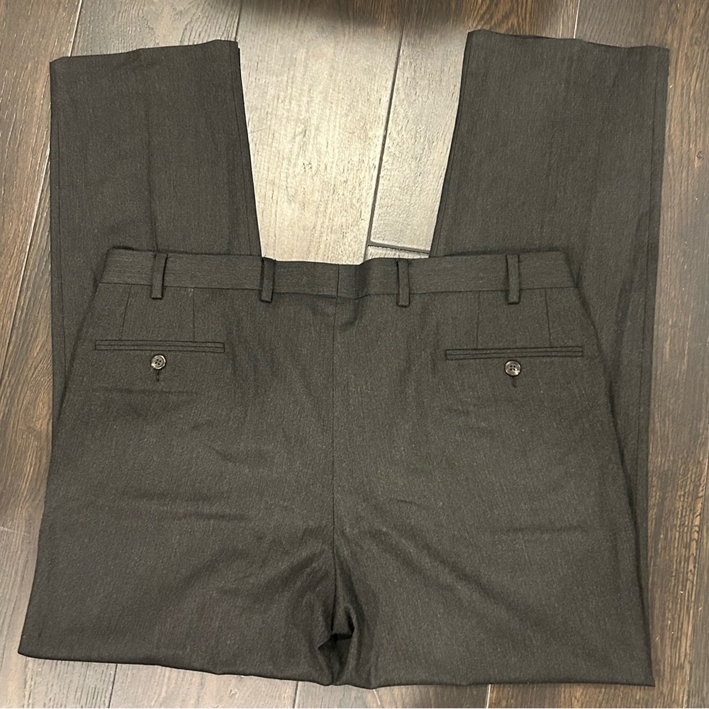 Lauren Ralph Lauren Charcoal Gray Tailored Dress Pants Size 38 - Picture 4 of 14